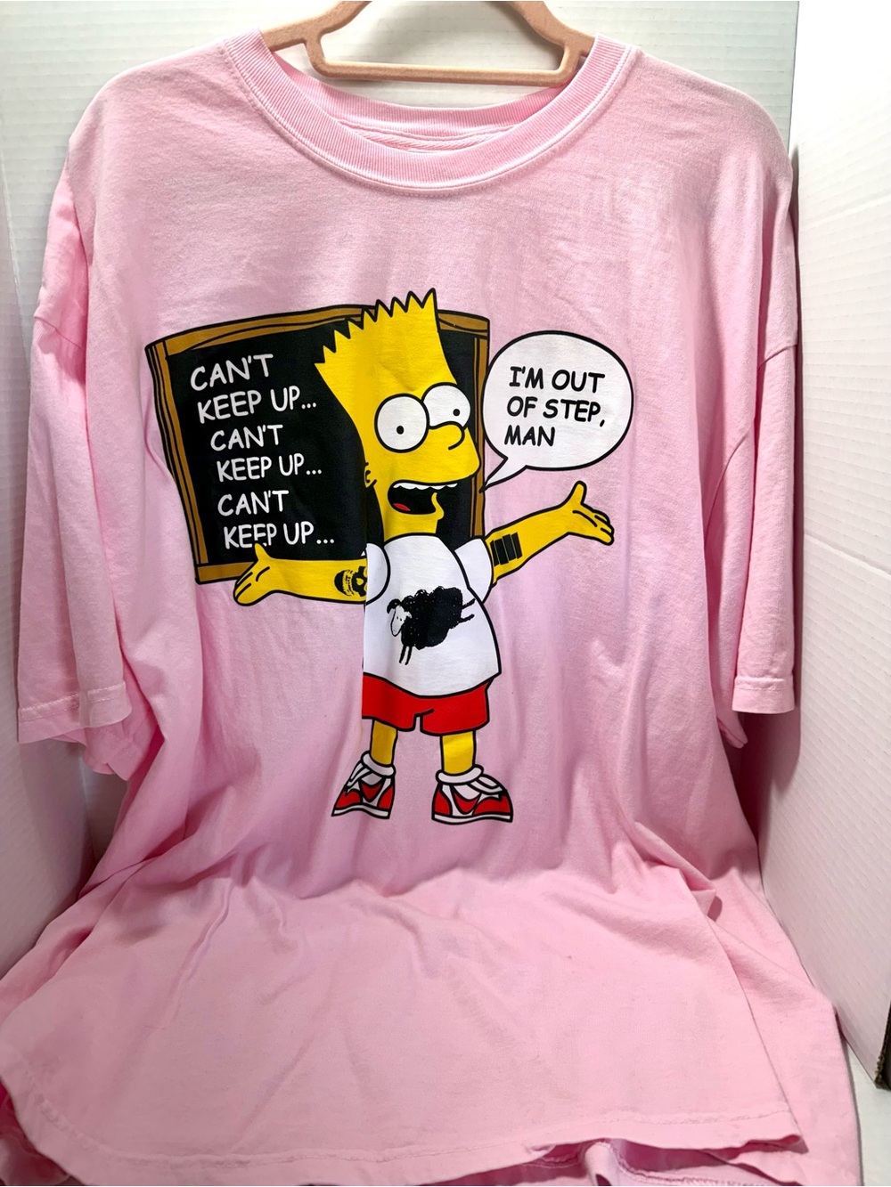 The Simpsons  Bart X Minor Threat, Black Flag, Misfits Punk Rock Tee Men’s 2xl